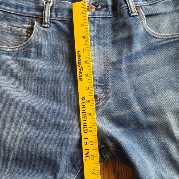 Vintage Levi's 517 Red Tab Boot Cut Jeans Mens Blue Denim Size 34W x 32L - Picture 11 of 11